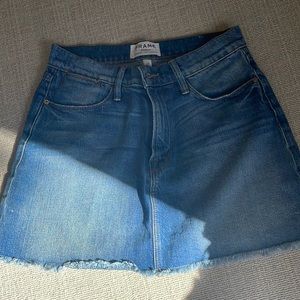 Frame denim mini skirt